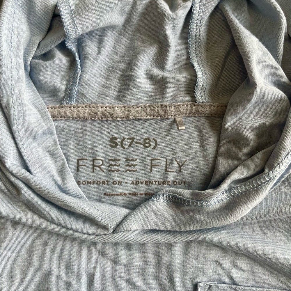Free Fly Light Blue Hoodie